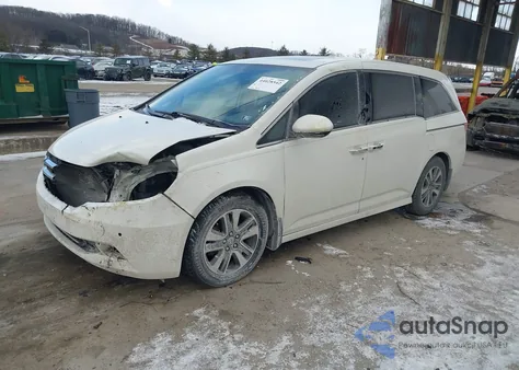 2015 Honda Odyssey Touring/Touring Elite from USA, damaged, VIN 5FNRL5H94FB091167